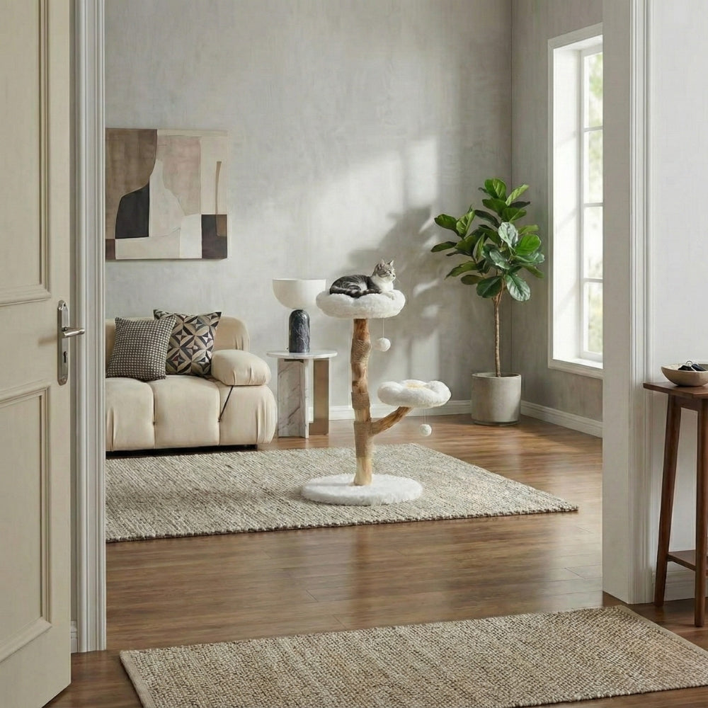 Arbre à chat compact pour petit appartement et studio